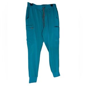 Men’s Tandau Teal Scrub Pants
